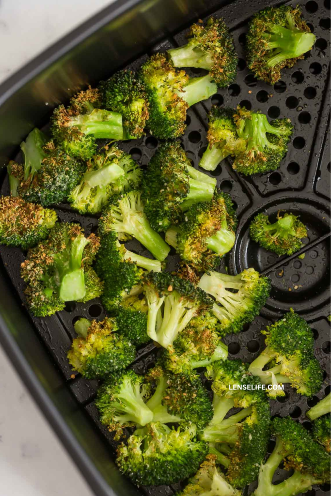 flipping the broccoli