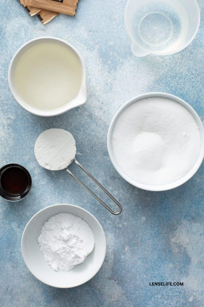 marshmallow ingredients in bowls