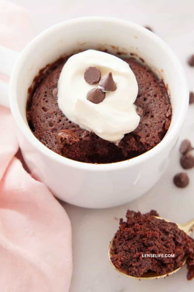 Deliciously prepared Chocolate Mug Cake  in a mug