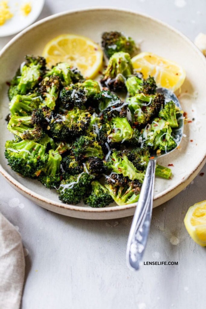 deliciously prepared Air Fryer Broccoli