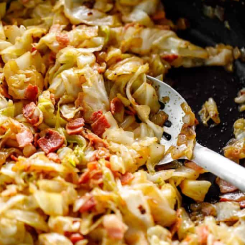 deliciously prepared Fried Cabbage