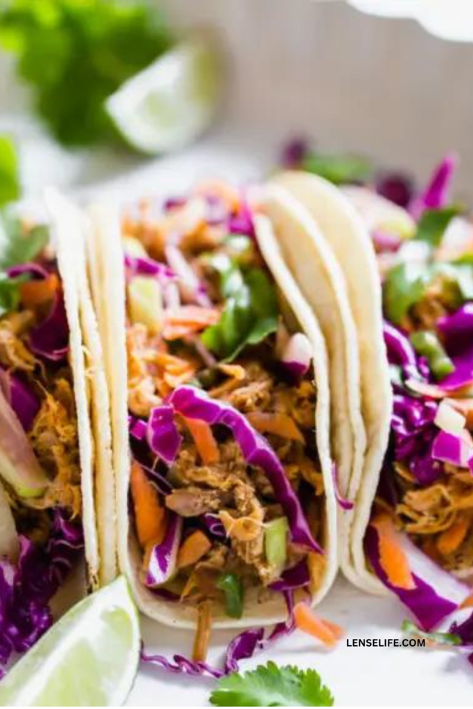 Deliciously prepared pulled pork tacos