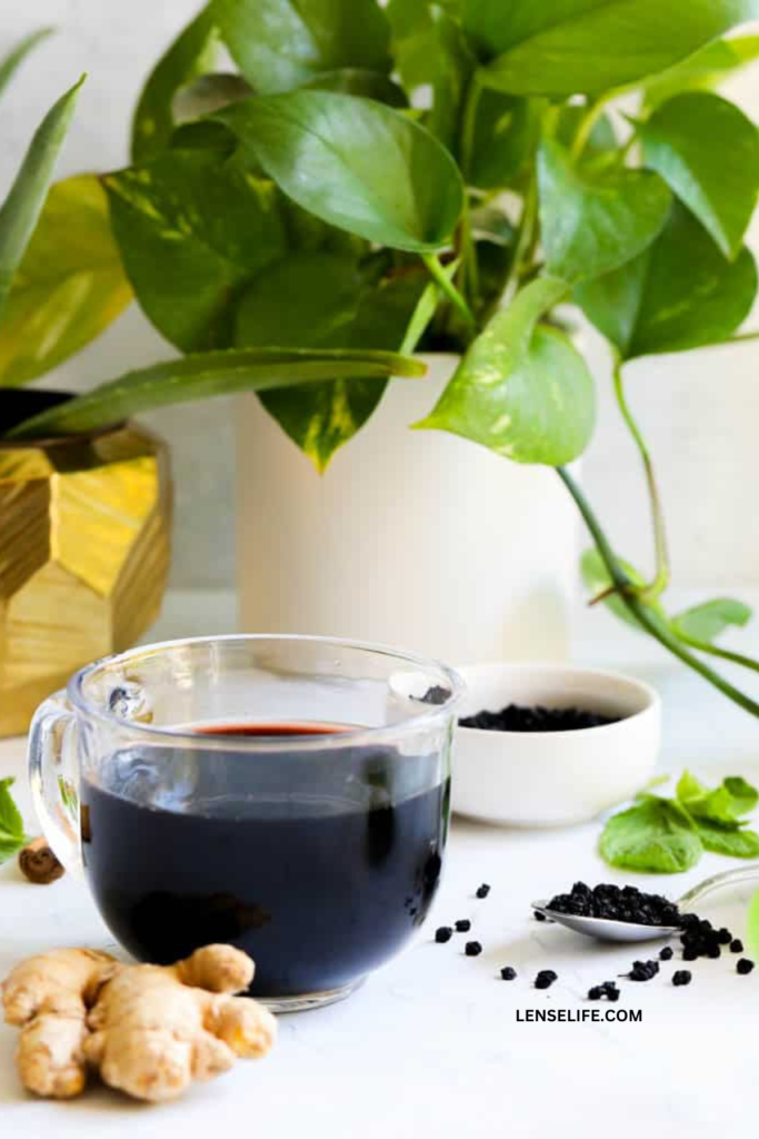Elderberry Tea in a cup