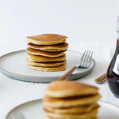 Paleo Pancakes on plates