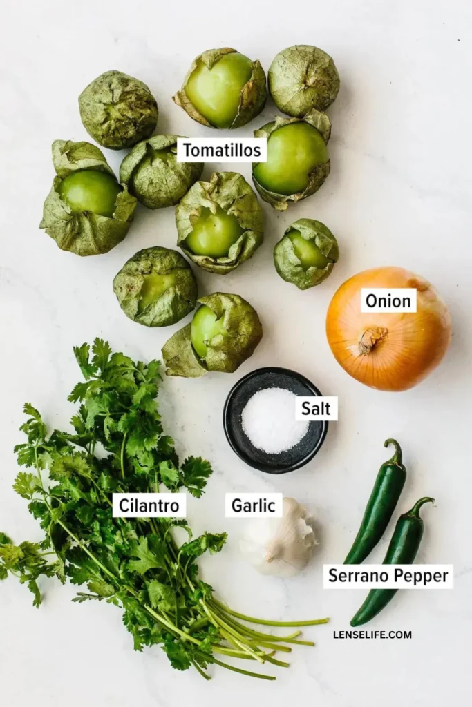 Salsa Verde ingredients