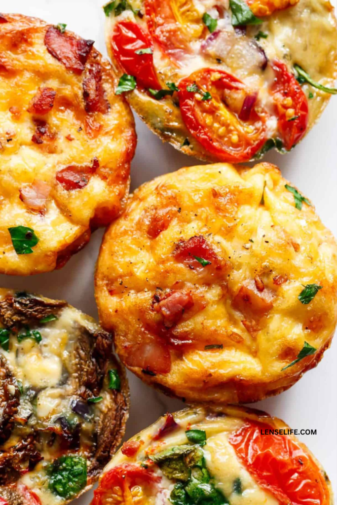 Breakfast Egg Muffins in a plate