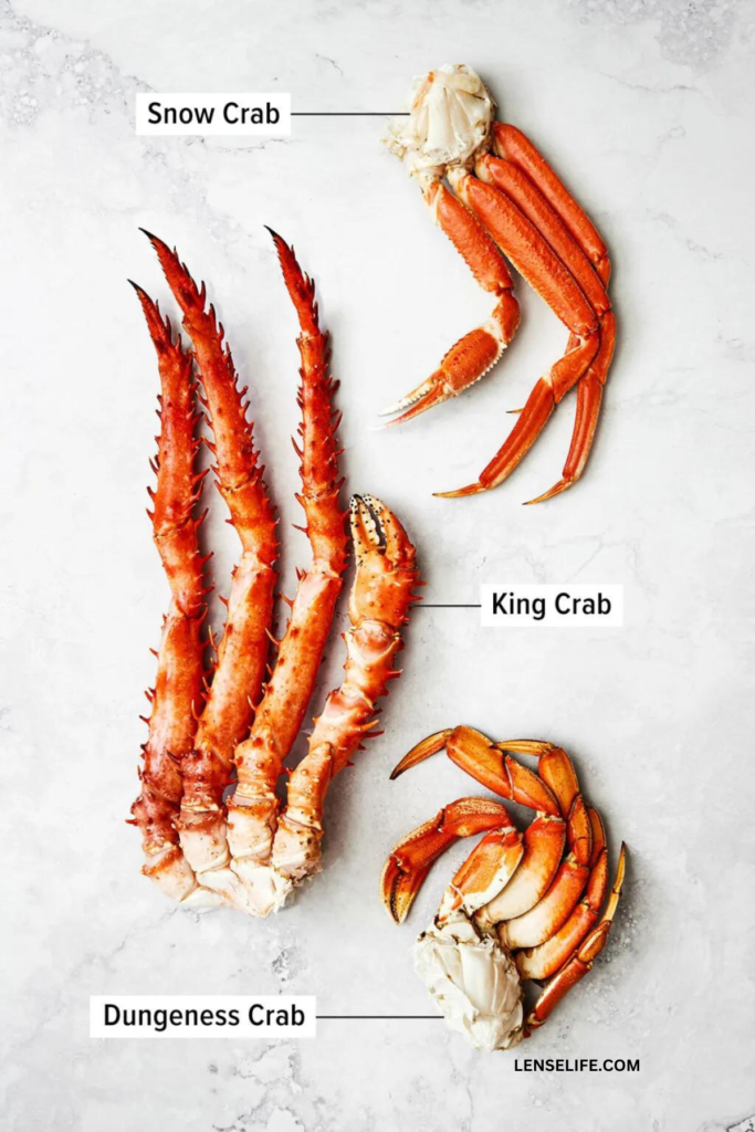 types of crab legs
