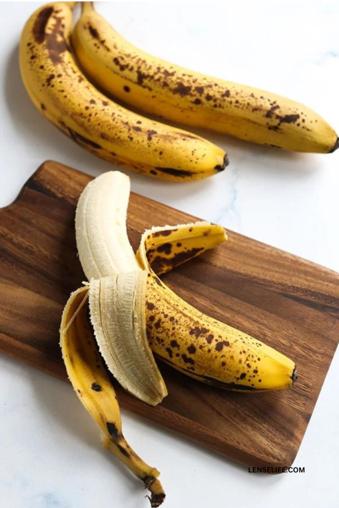 bananas on a chopping board