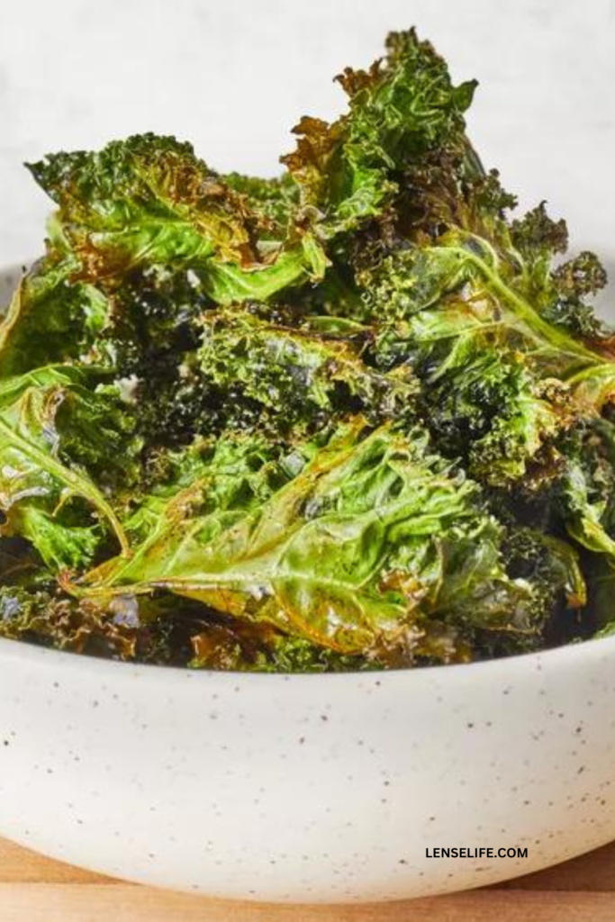 Kale Chips in a bowl